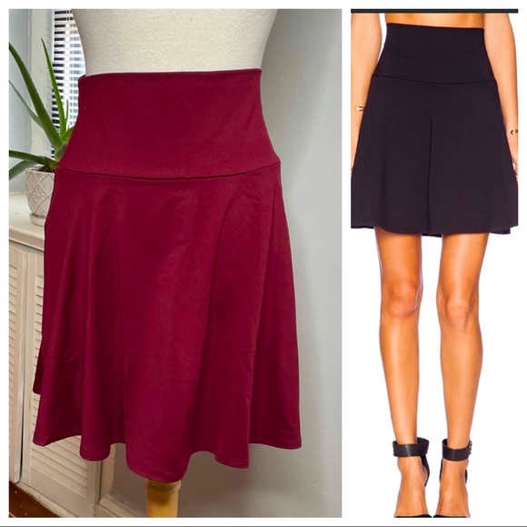 Susana Monaco Dresses & Skirts - HIGH WAIST FLARE SKIRT